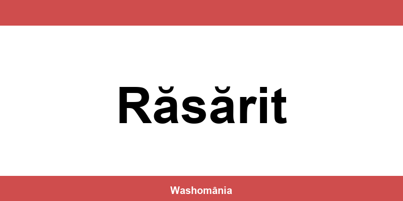 Spălătorie Auto NON-STOP Răsărit – contact și telefon