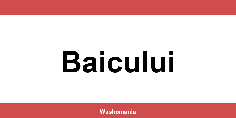 Spălătorie Auto NON-STOP Baicului – contact și telefon